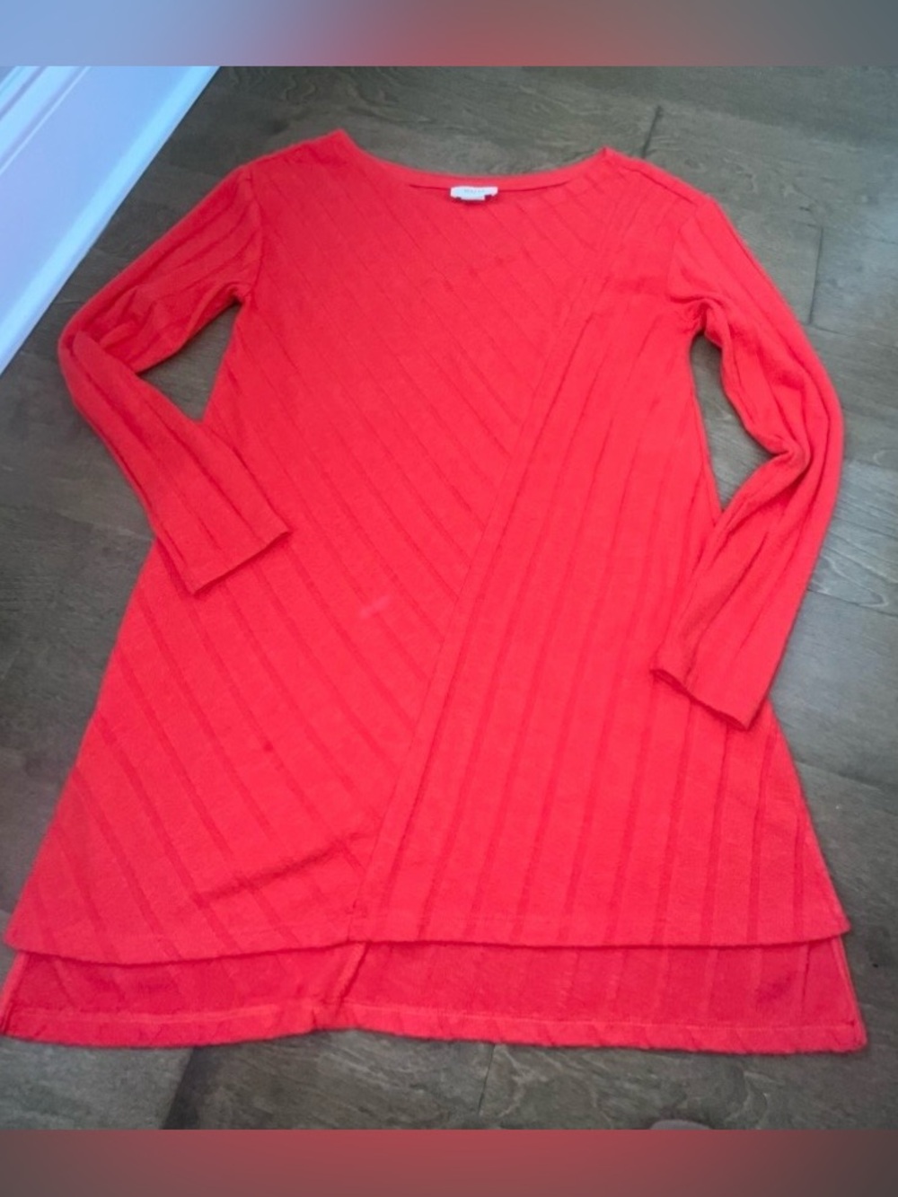 Anthropologie MAEVE Womens Tunic Top Knit Ribbed Size: Small